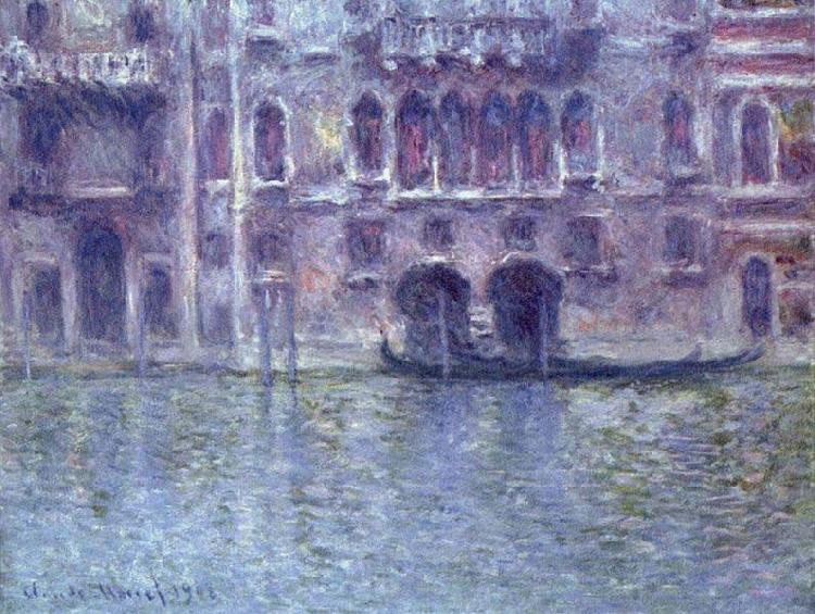 Claude Monet Palace From Mula, Venice Spain oil painting art